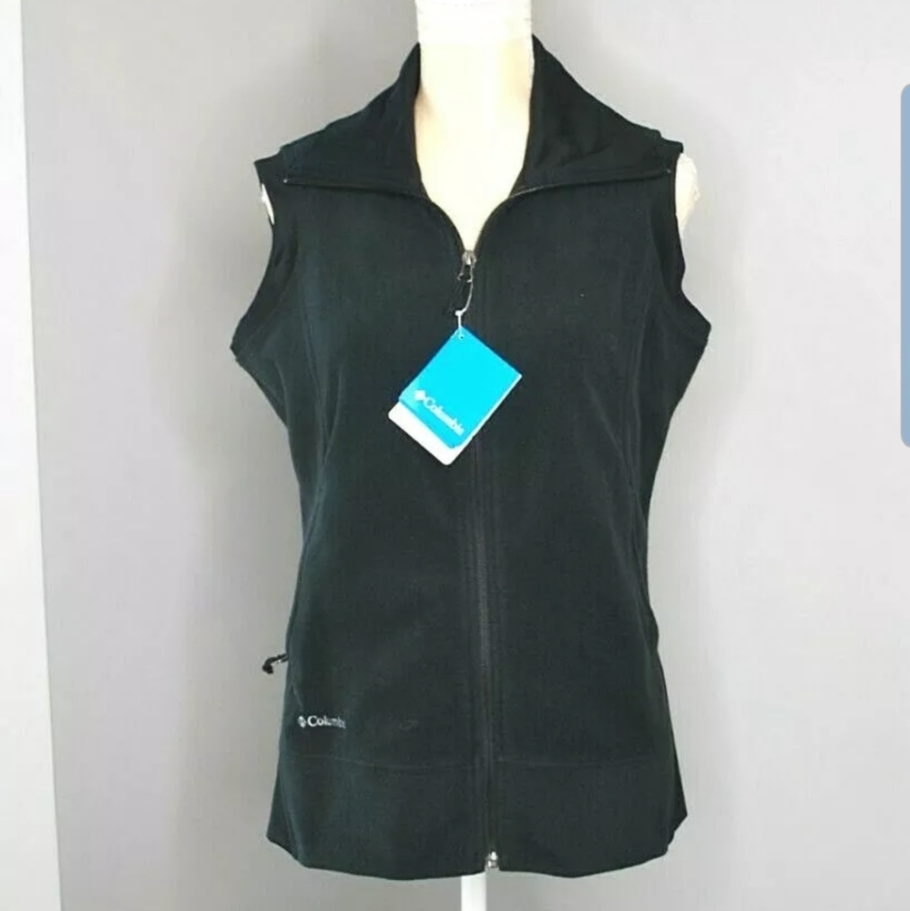 Columbia Give and Go Vest Fleece Black Lg